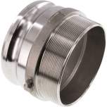 Kamlock-Stecker (F) R 5"(AG), Edelstahl (1.4408)