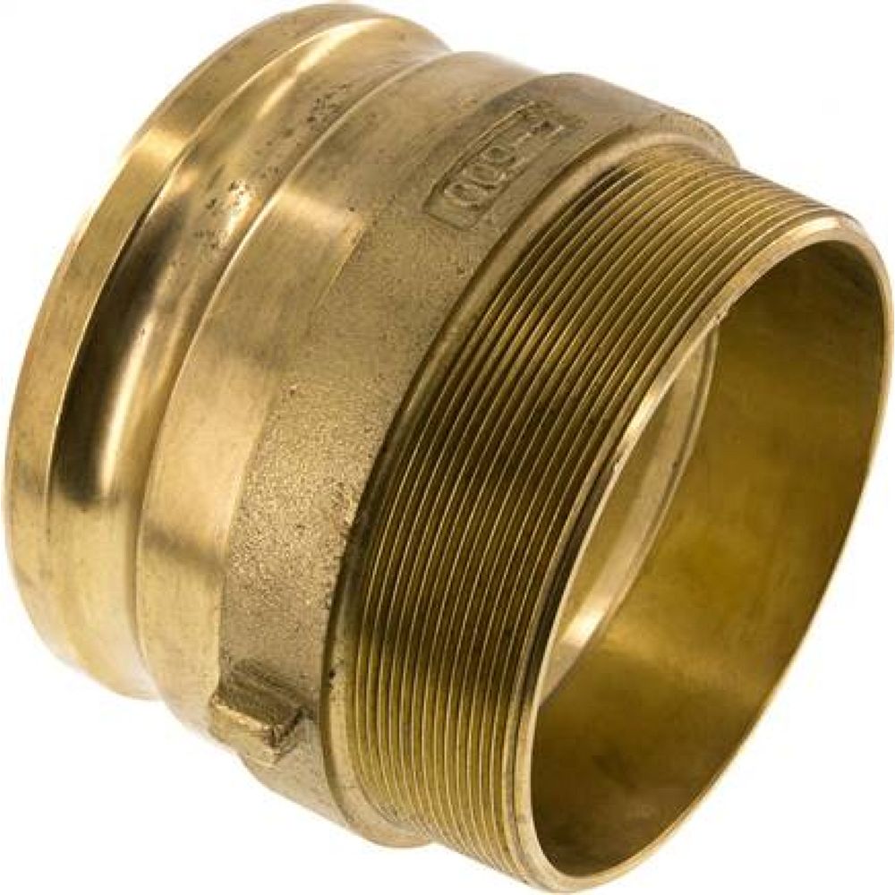 Kamlock-Stecker (F) R 5"(AG), Messing