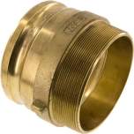 Kamlock-Stecker (F) R 5"(AG), Messing