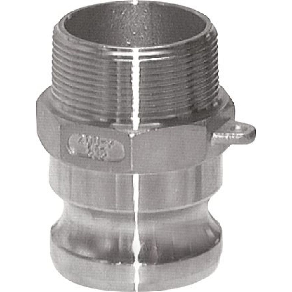 Kamlock-Stecker (F) R 6"(AG), Messing