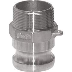 Kamlock-Stecker (F) R 6"(AG), Messing