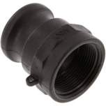Kamlock-Stecker (A) Rp 1-1/2"(IG), Polypropylen