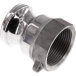 Kamlock-Stecker (A) Rp 1-1/4"(IG), Aluminium