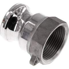 Kamlock-Stecker (A) Rp 1-1/4"(IG), Aluminium