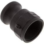 Kamlock-Stecker (A) Rp 1-1/4"(IG), Polypropylen