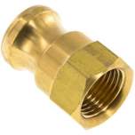 Kamlock-Stecker (A) Rp 1/2"(IG), Messing