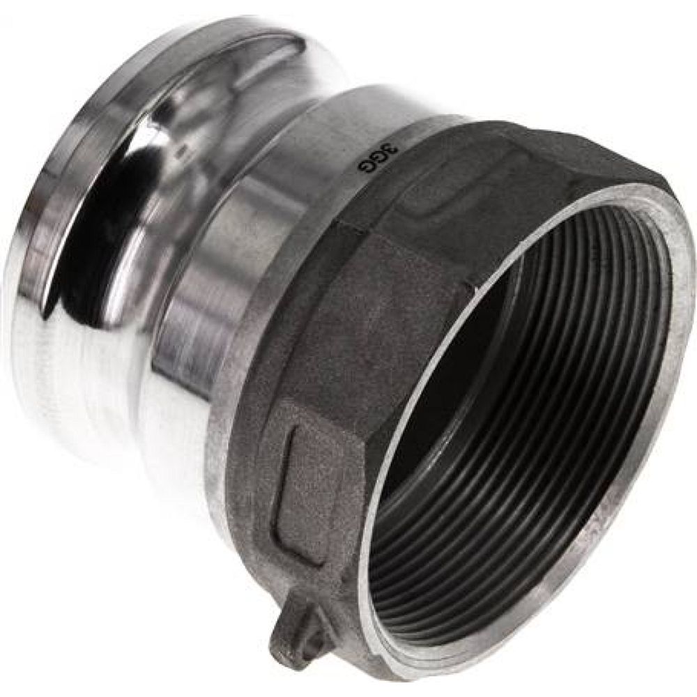 Kamlock-Stecker (A) Rp 2-1/2"(IG), Aluminium