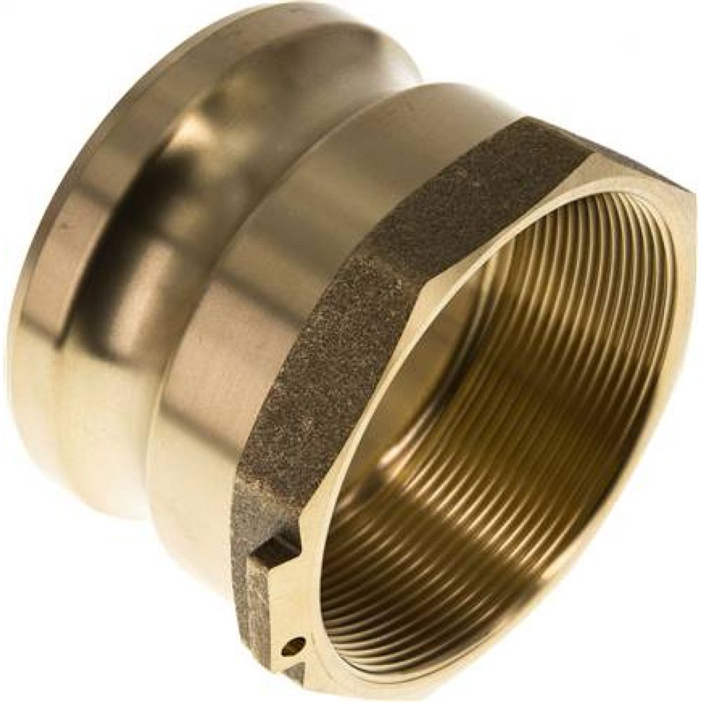 Kamlock-Stecker (A) Rp 3"(IG), Messing