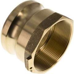 Kamlock-Stecker (A) Rp 3"(IG), Messing