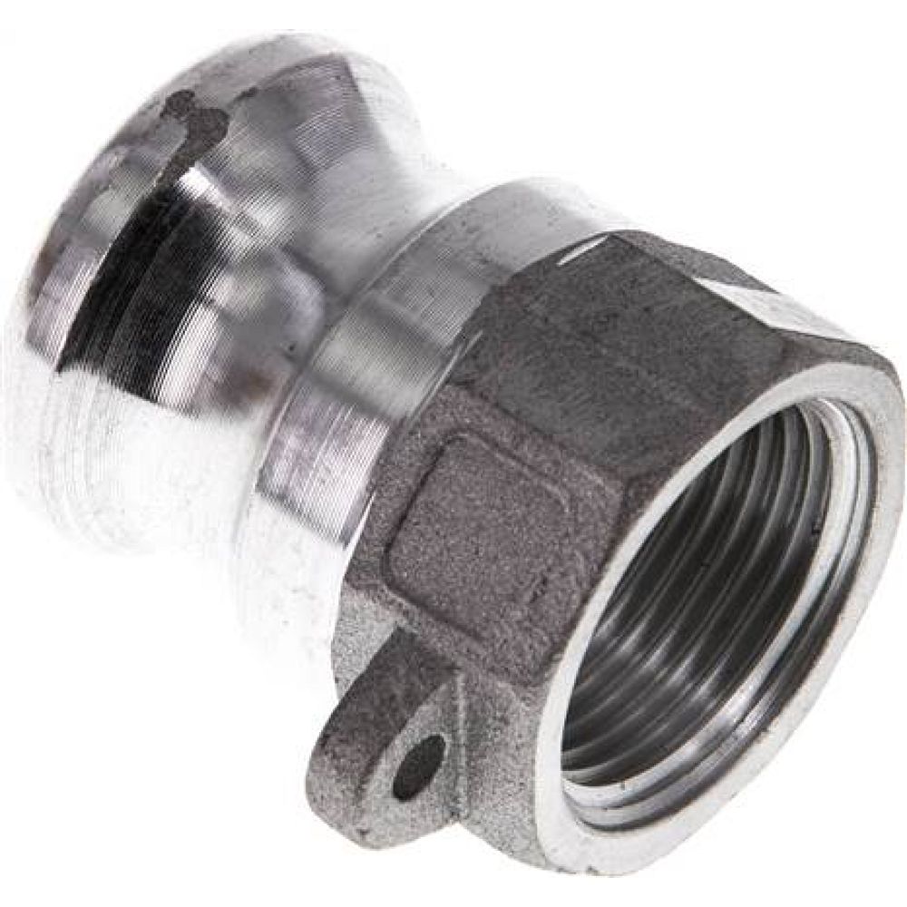 Kamlock-Stecker (A) Rp 3/4"(IG), Aluminium