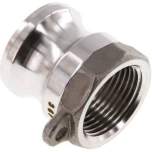 Kamlock-Stecker (A) Rp 3/4"(IG), Edelstahl (1.4408)