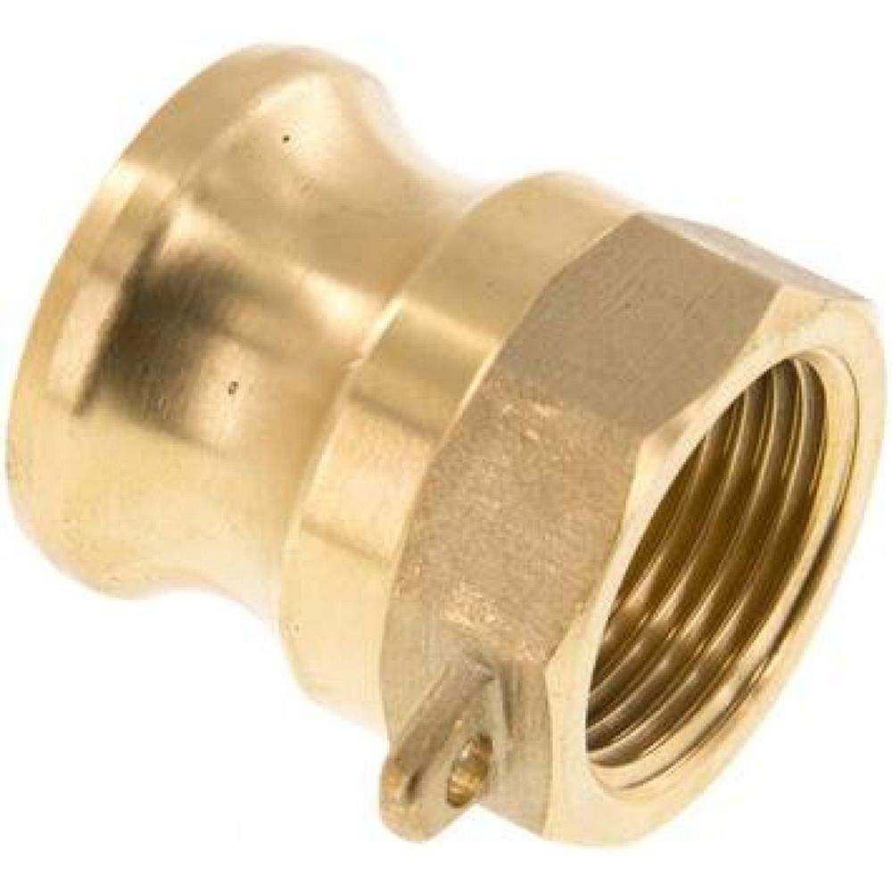 Kamlock-Stecker (A) Rp 3/4"(IG), Messing