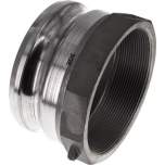 Kamlock-Stecker (A) Rp 4"(IG), Aluminium