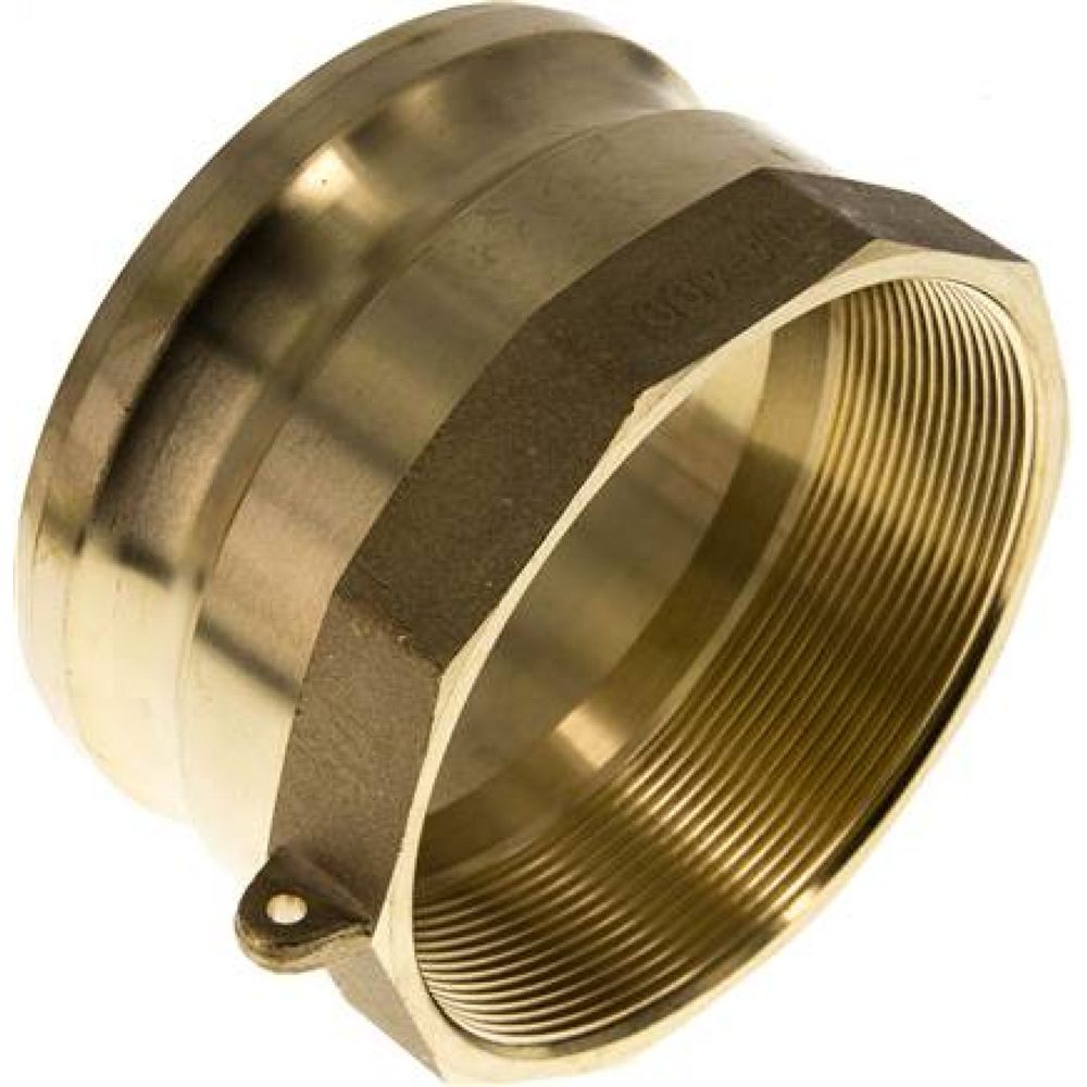 Kamlock-Stecker (A) Rp 4"(IG), Messing