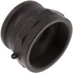 Kamlock-Stecker (A) Rp 4"(IG), Polypropylen