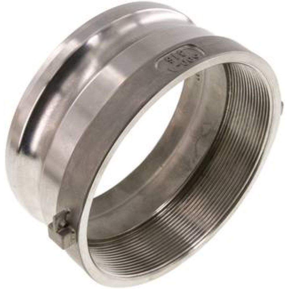 Kamlock-Stecker (A) Rp 5"(IG), Edelstahl (1.4408)