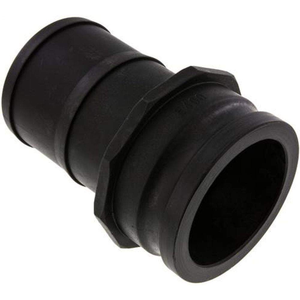 Kamlock-Stecker (E) 100 (4")mm Schlauch, Polypropylen