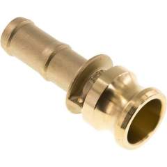Kamlock-Stecker (E) 19 (3/4")mm Schlauch, Messing
