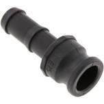 Kamlock-Stecker (E) 19 (3/4")mm Schlauch, Polypropylen