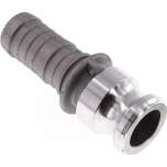 Kamlock-Stecker (E) 25 (1")mm Schlauch, Aluminium