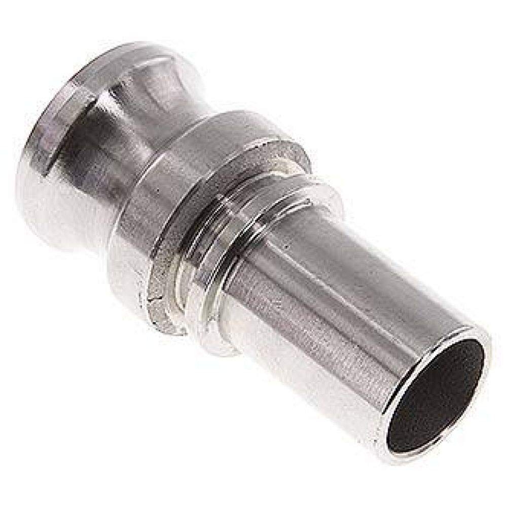 DIN/EN-Kamlock-Stecker (E/EC) 25 (1")mm Schlauch, Edelstahl (1.4408)