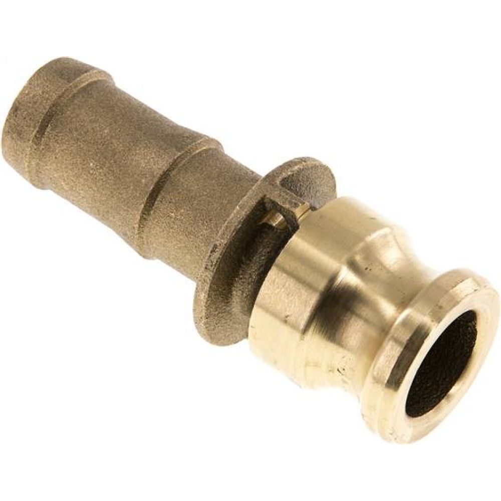 Kamlock-Stecker (E) 25 (1")mm Schlauch, Messing