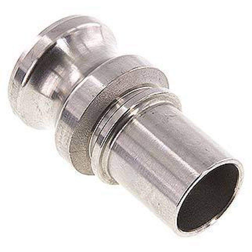 DIN/EN-Kamlock-Stecker (E/EC) 32 (1-1/4")mm Schlauch, Edelstahl (1.4408)