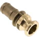 Kamlock-Stecker (E) 32 (1-1/4")mm Schlauch, Messing