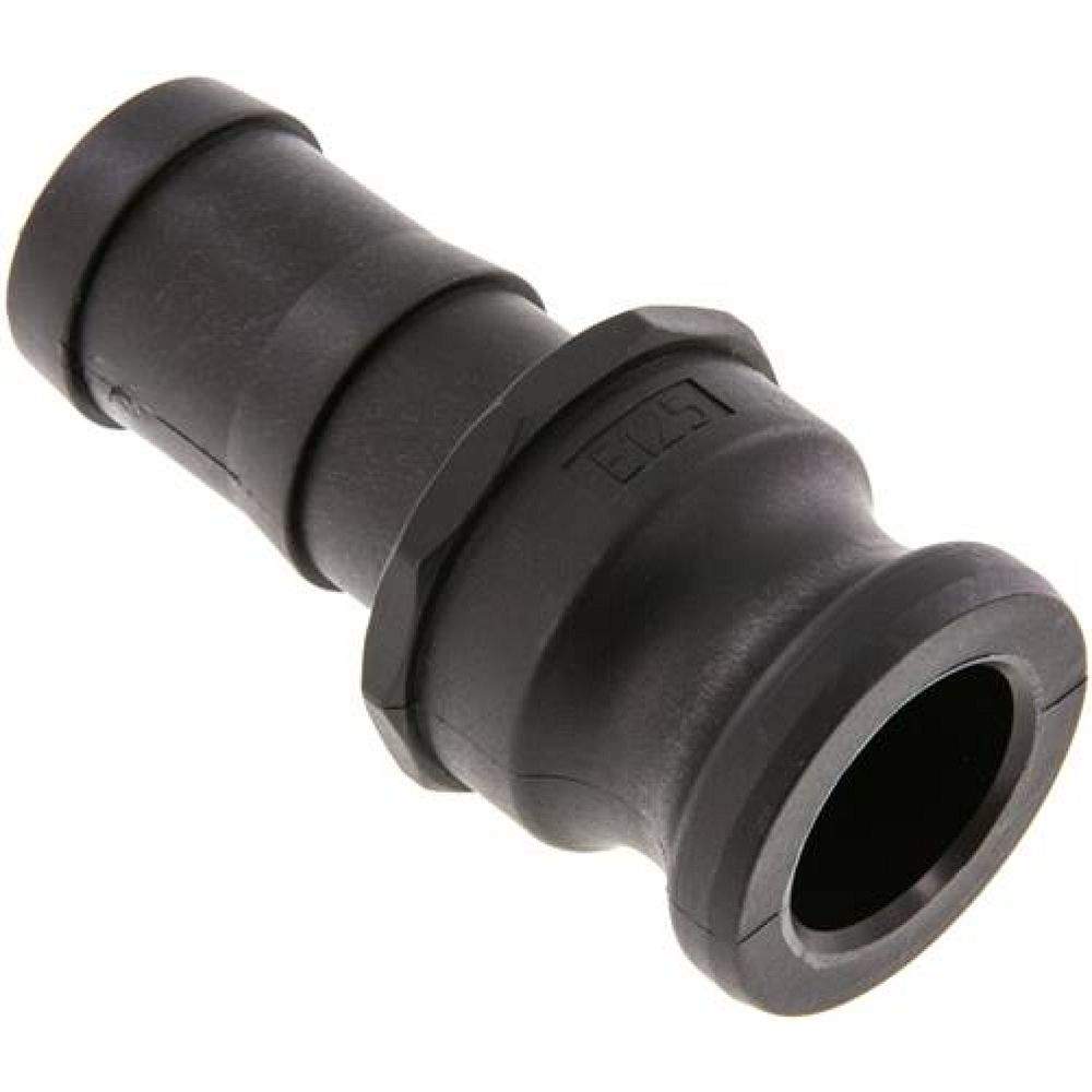 Kamlock-Stecker (E) 32 (1-1/4")mm Schlauch, Polypropylen