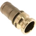 Kamlock-Stecker (E) 50 (2")mm Schlauch, Messing