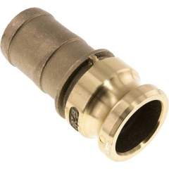 Kamlock-Stecker (E) 50 (2")mm Schlauch, Messing