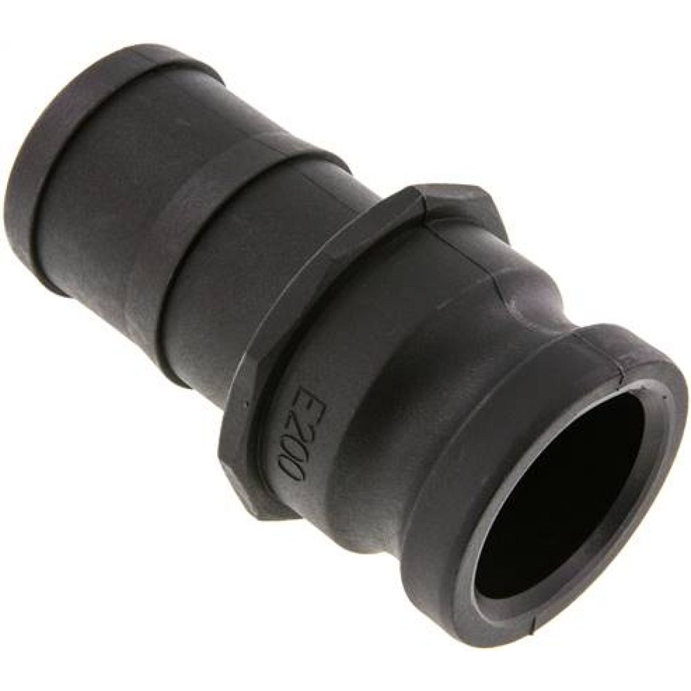 Kamlock-Stecker (E) 50 (2")mm Schlauch, Polypropylen