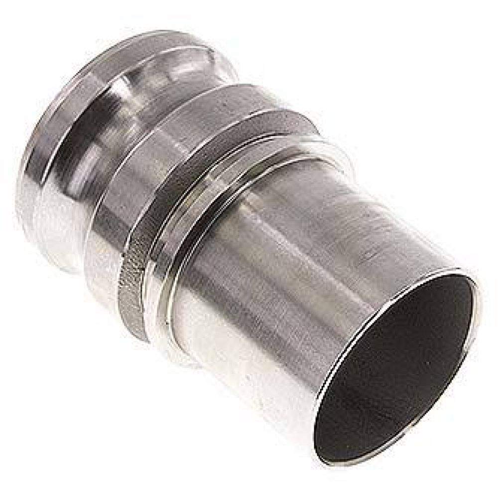 DIN/EN-Kamlock-Stecker (E/EC) 63 (2-1/2")mm Schlauch, Edelstahl (1.4408)