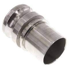 DIN/EN-Kamlock-Stecker (E/EC) 63 (2-1/2")mm Schlauch, Edelstahl (1.4408)