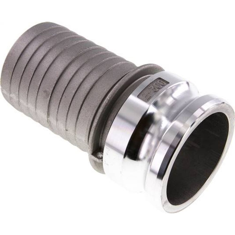 Kamlock-Stecker (E) 75 (3")mm Schlauch, Aluminium