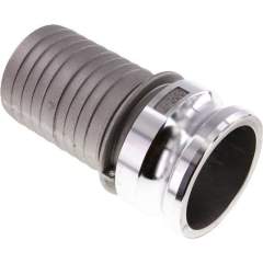 Kamlock-Stecker (E) 75 (3")mm Schlauch, Aluminium