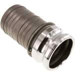 Kamlock-Stecker (E) 75 (3")mm Schlauch, Edelstahl (1.4408)