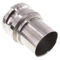 DIN/EN-Kamlock-Stecker (E/EC) 75 (3")mm Schlauch, Edelstahl (1.4408)