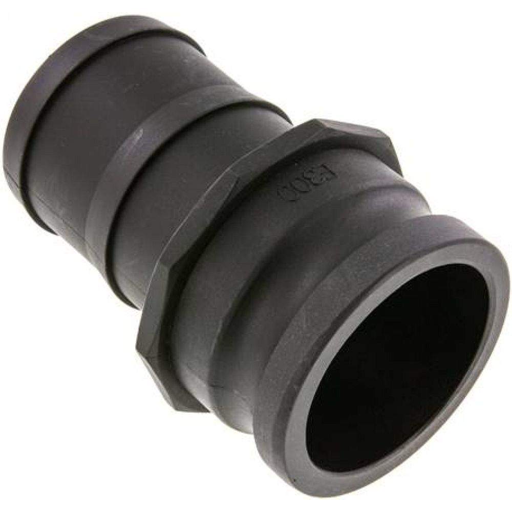 Kamlock-Stecker (E) 75 (3")mm Schlauch, Polypropylen