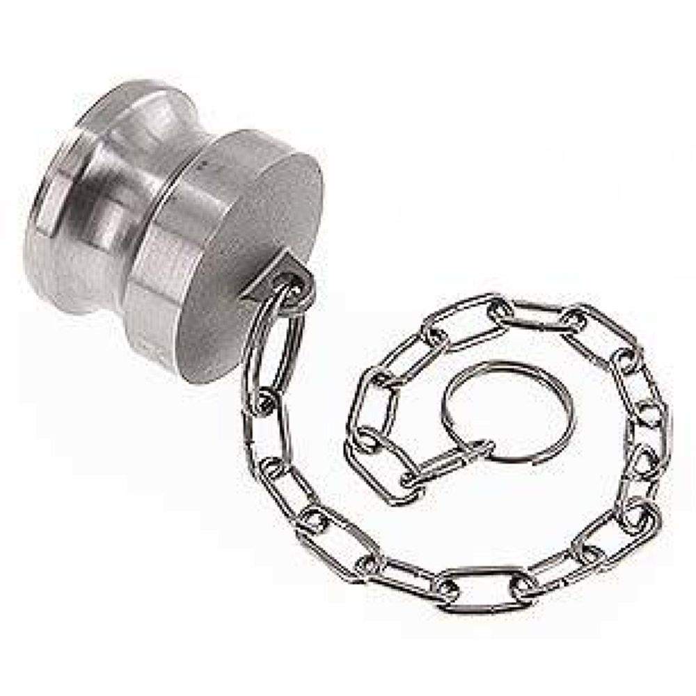 Kamlock-Verschlussstecker (DP) 1-1/2", Edelstahl (1.4408)
