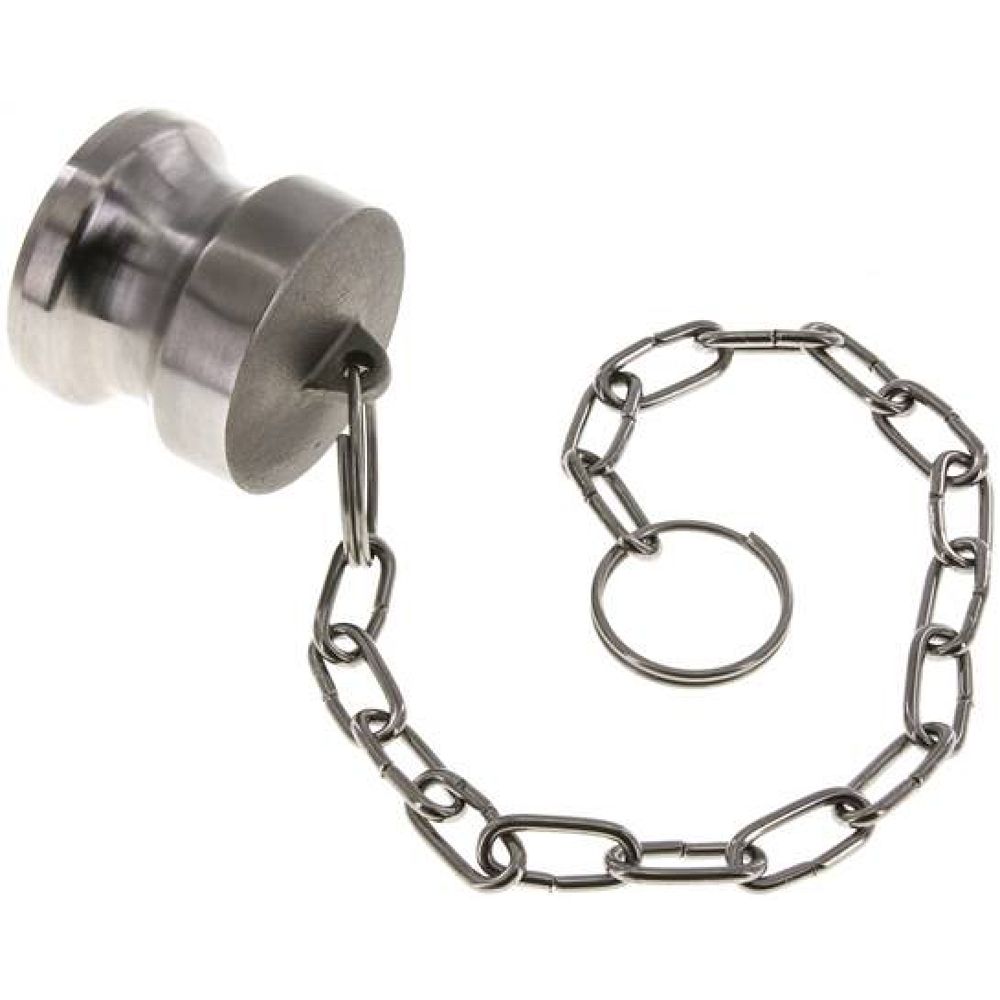 Kamlock-Verschlussstecker (DP) 1-1/4", Edelstahl (1.4408)