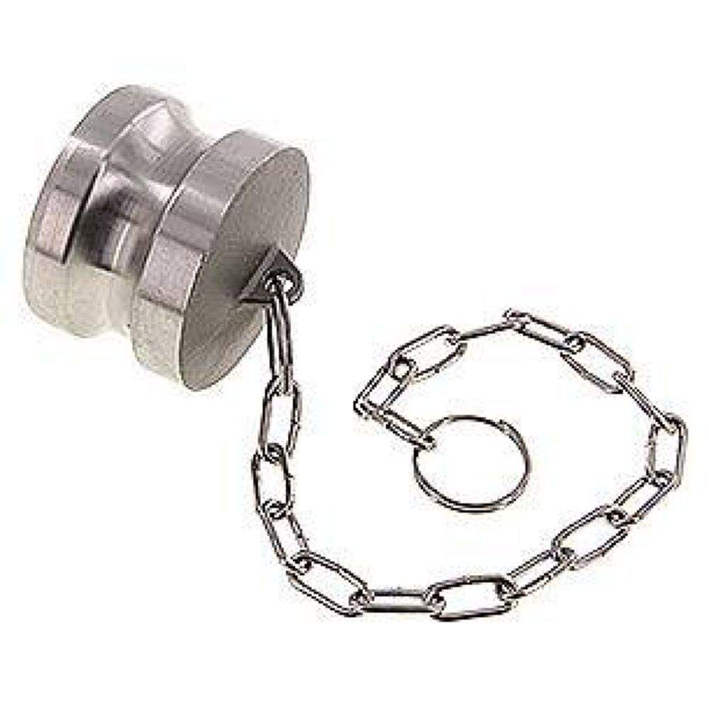 Kamlock-Verschlussstecker (DP) 2", Edelstahl (1.4408)