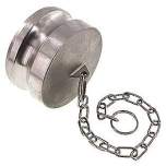 Kamlock-Verschlussstecker (DP) 3", Edelstahl (1.4408)