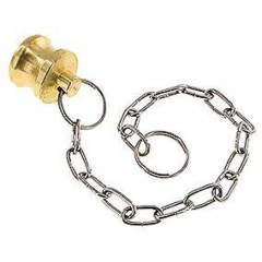 Kamlock-Verschlussstecker (DP) 3/4", Messing