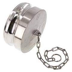 Kamlock-Verschlussstecker (DP) 4", Edelstahl (1.4408)