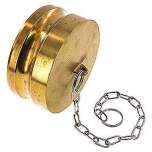 Kamlock-Verschlussstecker (DP) 4", Messing