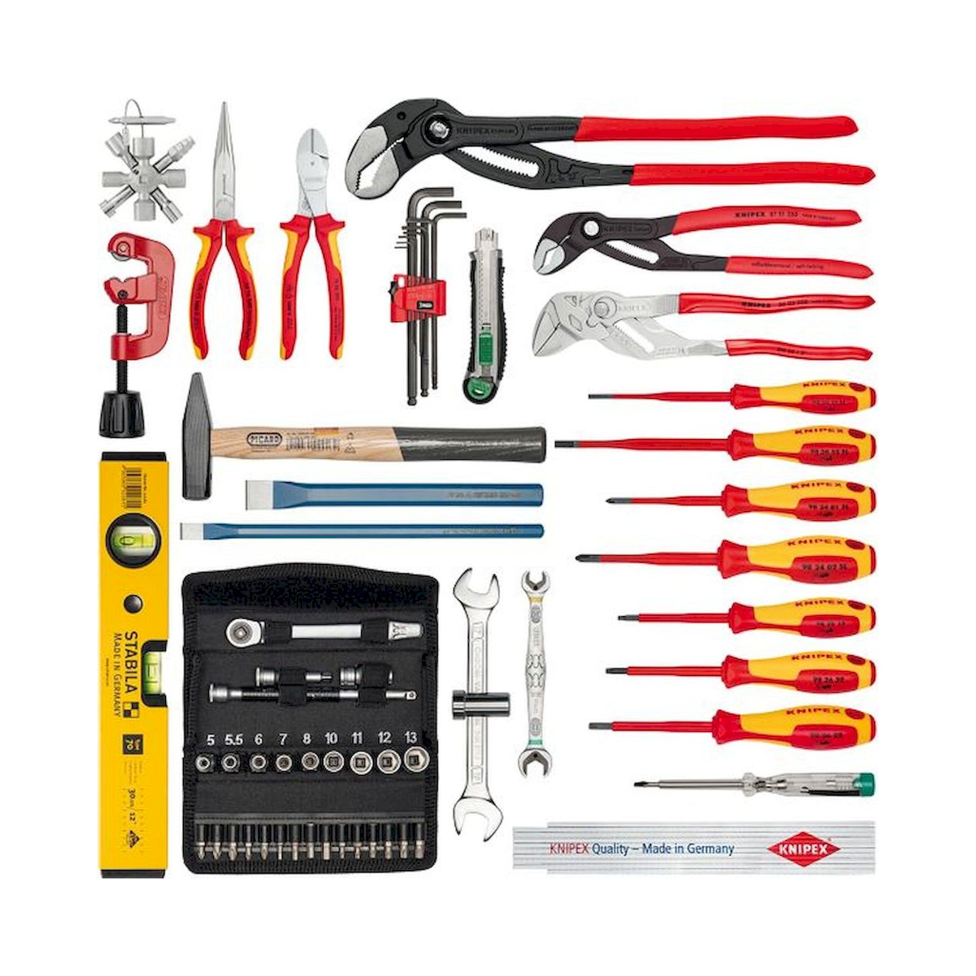 Knipex 00 21 19 LB S. L-BOXX "Sanitär", 52-teilig