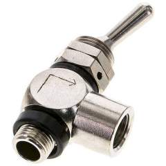 KO-31818. Tilt lever valve 3/2-way (NC), G 1/8"-G 1/8"