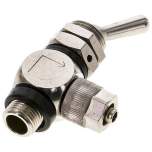 KO-31864. Tilt lever valve 3/2-way (NC), G 1/8"-6x4 mm