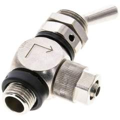 KO-31886. Tilt lever valve 3/2-way (NC), G 1/8"-8x6 mm